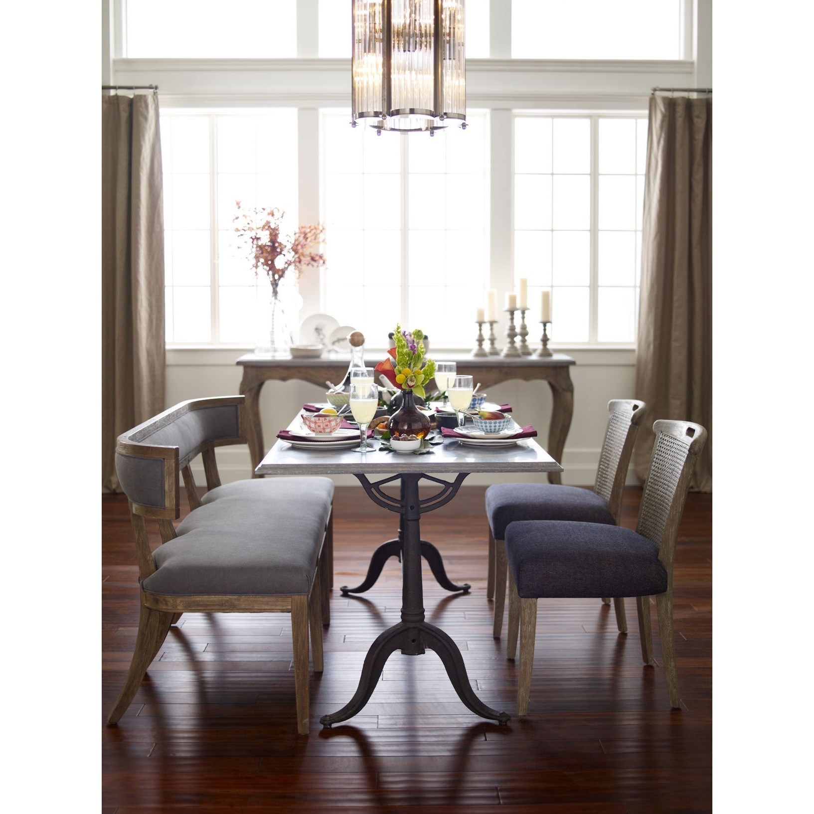 Interior Style Kensington Carter Dining Bench with Dark Moon